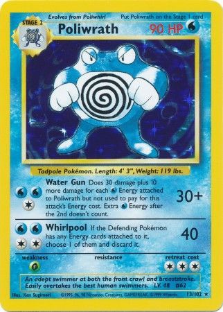 Poliwrath (13/102) [Base Set Unlimited] | North Game Den