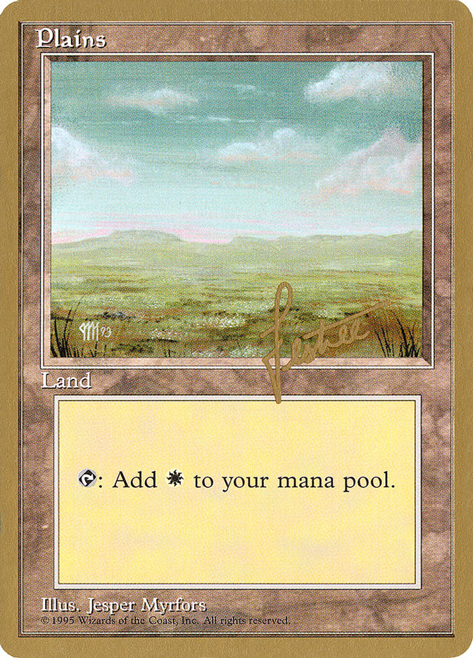 Plains (bl364) (Bertrand Lestree) [Pro Tour Collector Set] | North Game Den