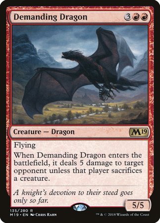 Demanding Dragon [Core Set 2019] | North Game Den