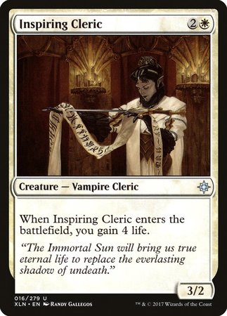 Inspiring Cleric [Ixalan] | North Game Den