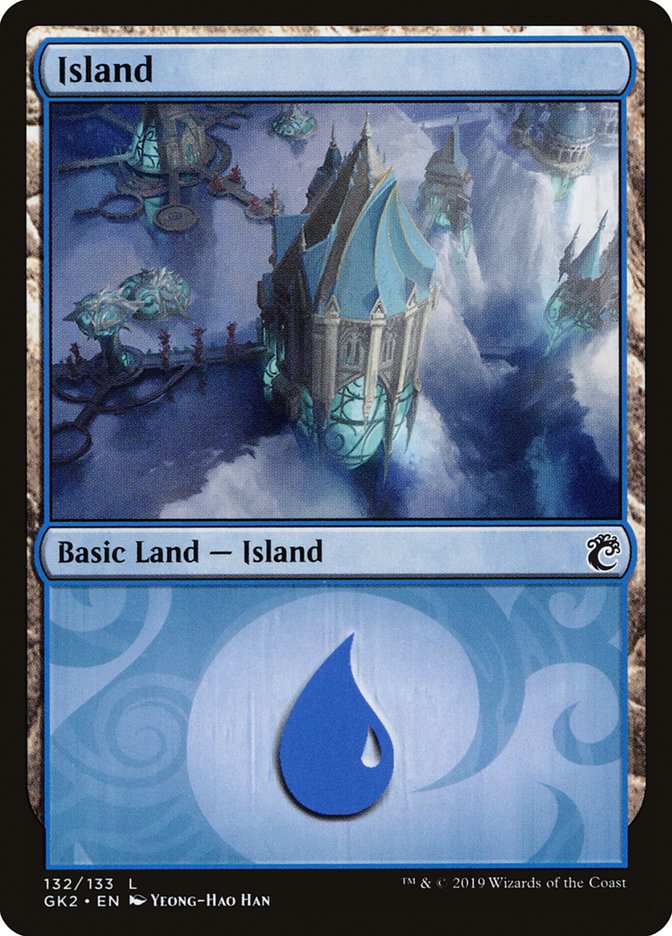 Island (132) [Ravnica Allegiance Guild Kit] | North Game Den
