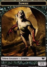 Zombie // Spirit (022) Double-Sided Token [Commander 2015 Tokens] | North Game Den