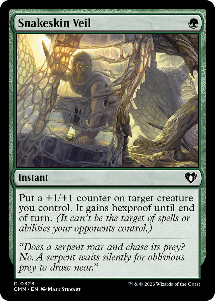 Snakeskin Veil [Commander Masters] | North Game Den