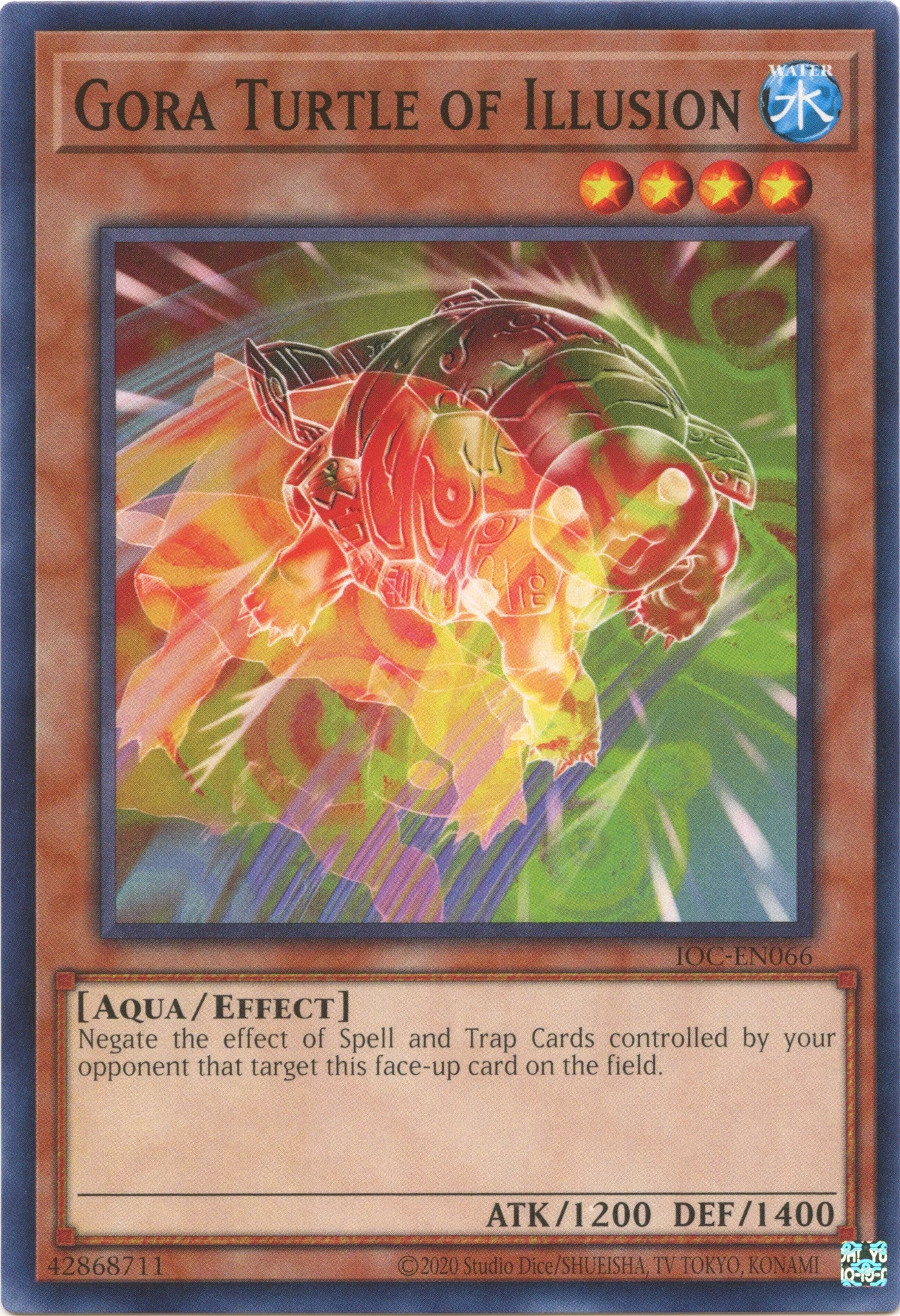Gora Turtle of Illusion (25th Anniversary) [IOC-EN066] Common | North Game Den