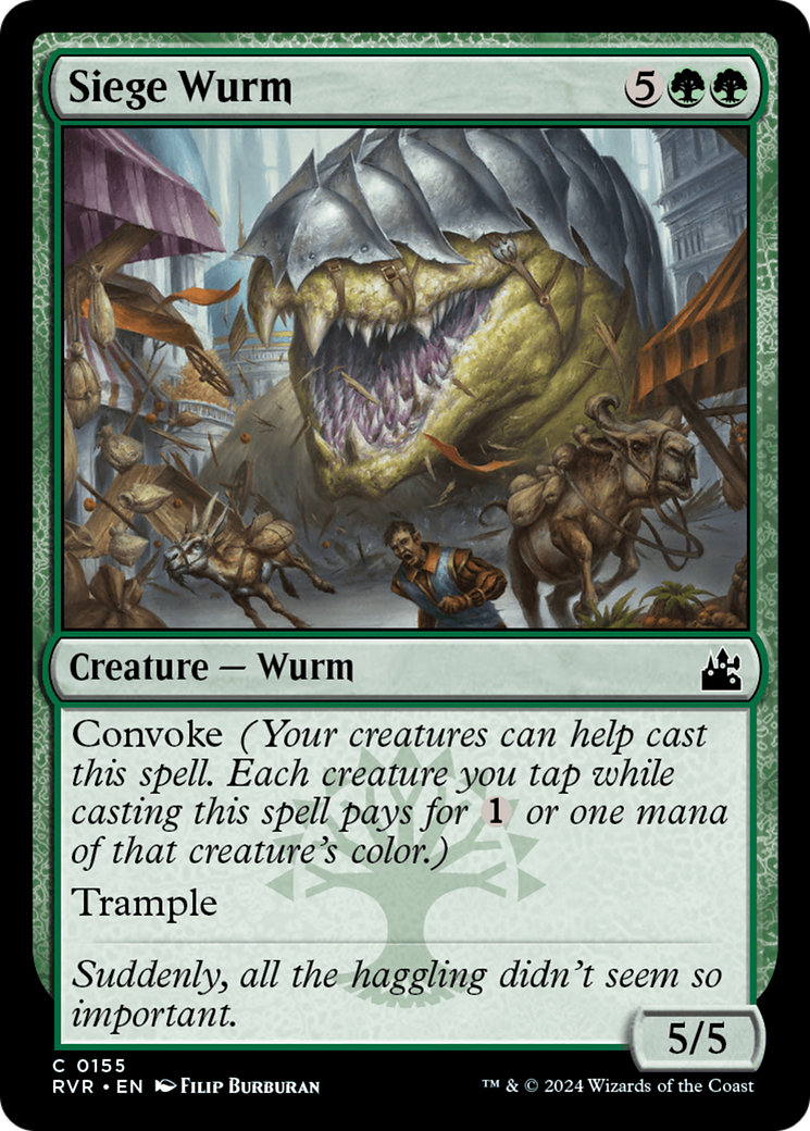 Siege Wurm [Ravnica Remastered] | North Game Den