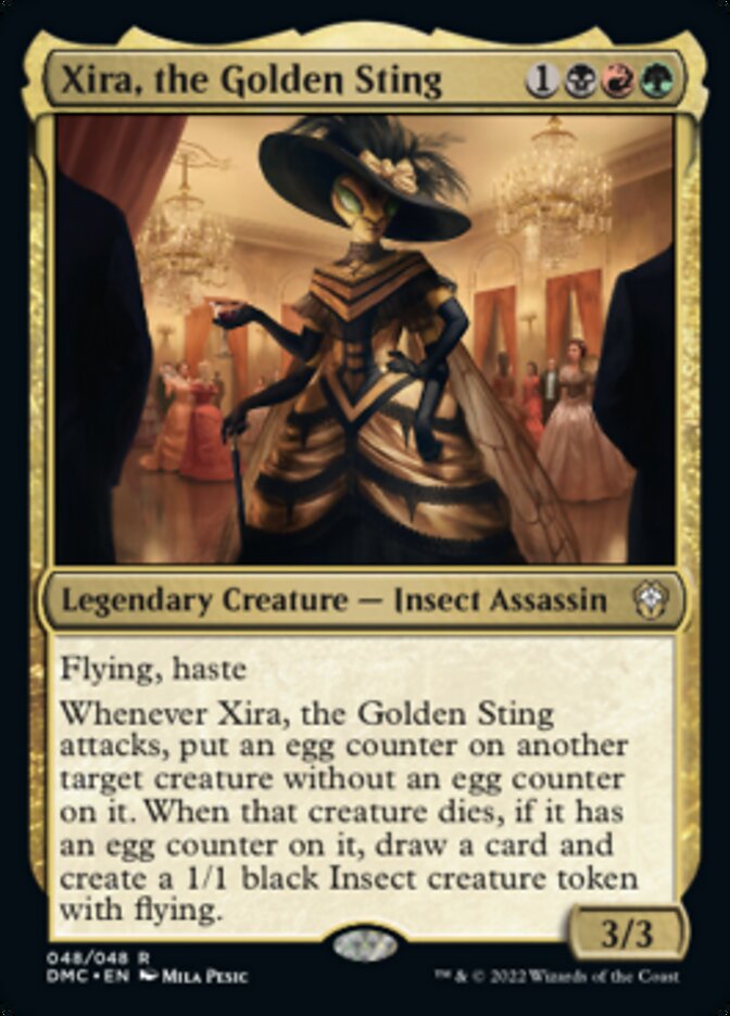 Xira, the Golden Sting [Dominaria United Commander] | North Game Den