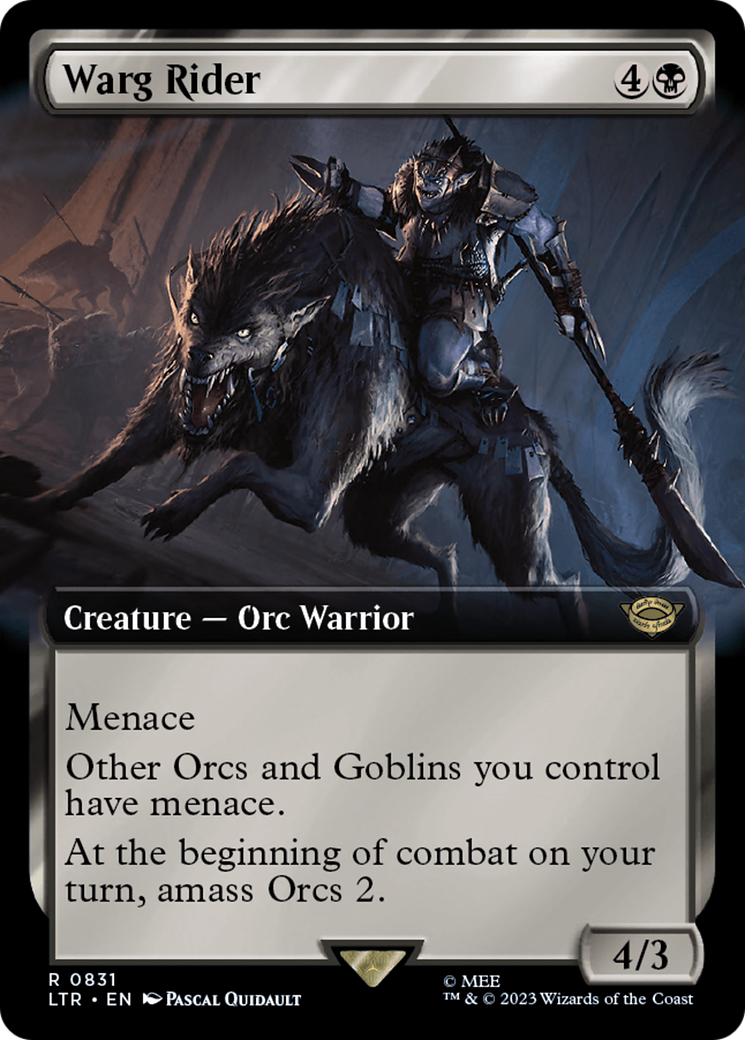 Warg Rider (Extended Art) [The Lord of the Rings: Tales of Middle-Earth] | North Game Den