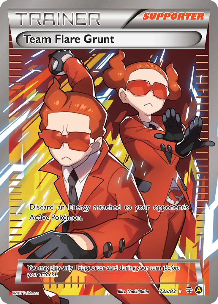 Team Flare Grunt (73a/83) [Alternate Art Promos] | North Game Den