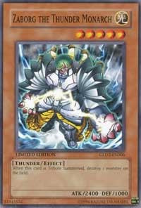 Zaborg the Thunder Monarch [GLD2-EN006] Common | North Game Den