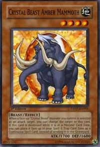 Crystal Beast Amber Mammoth [DP07-EN005] Common | North Game Den