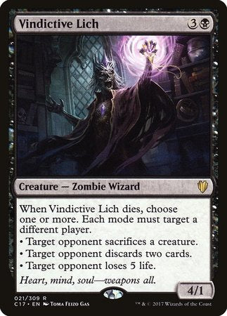Vindictive Lich [Commander 2017] | North Game Den