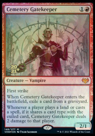 Cemetery Gatekeeper [Innistrad: Crimson Vow Prerelease Promos] | North Game Den