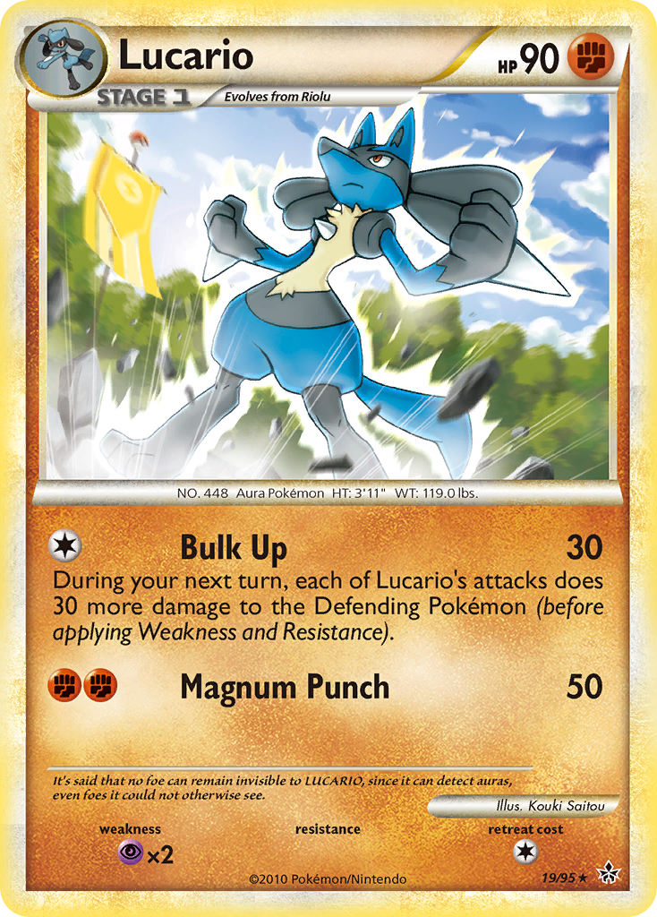 Lucario (19/95) [HeartGold & SoulSilver: Unleashed] | North Game Den