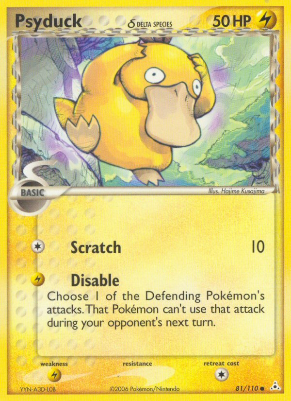 Psyduck (81/110) (Delta Species) [EX: Holon Phantoms] | North Game Den