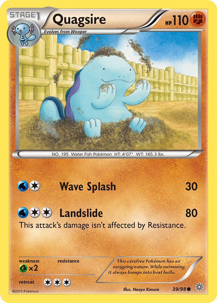 Quagsire (39/98) [XY: Ancient Origins] | North Game Den