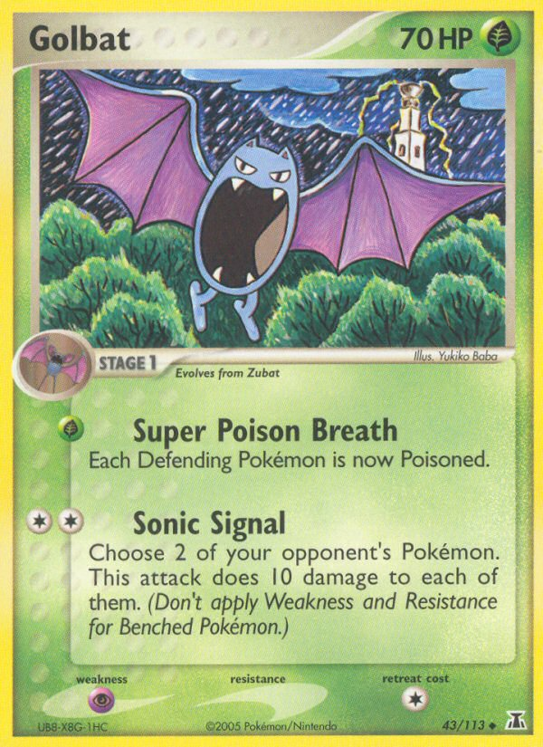 Golbat (43/113) [EX: Delta Species] | North Game Den