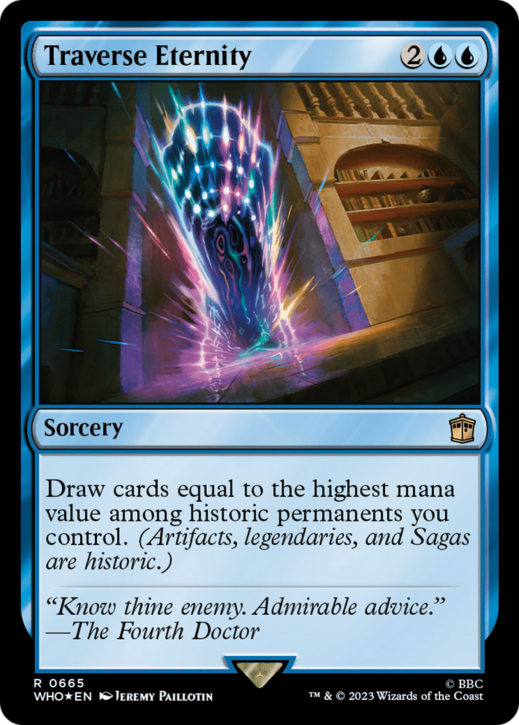 Traverse Eternity (Surge Foil) [Doctor Who] | North Game Den