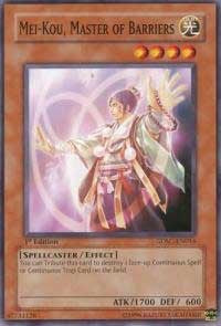 Mei-Kou, Master of Barriers [SDSC-EN016] Common | North Game Den