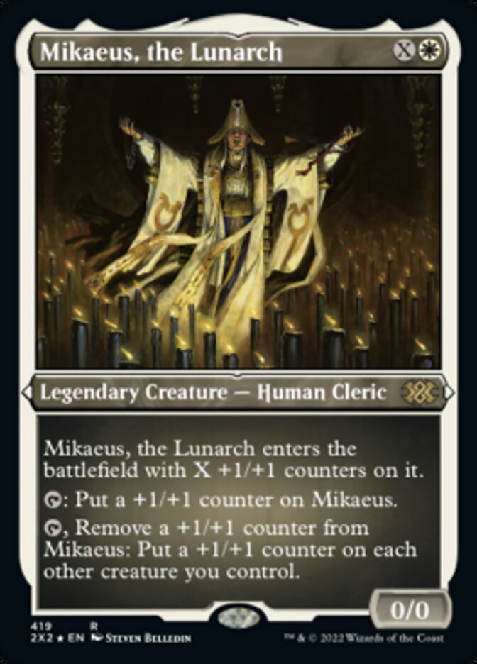 Mikaeus, the Lunarch (Foil Etched) [Double Masters 2022] | North Game Den