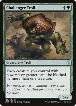Challenger Troll [War of the Spark] | North Game Den