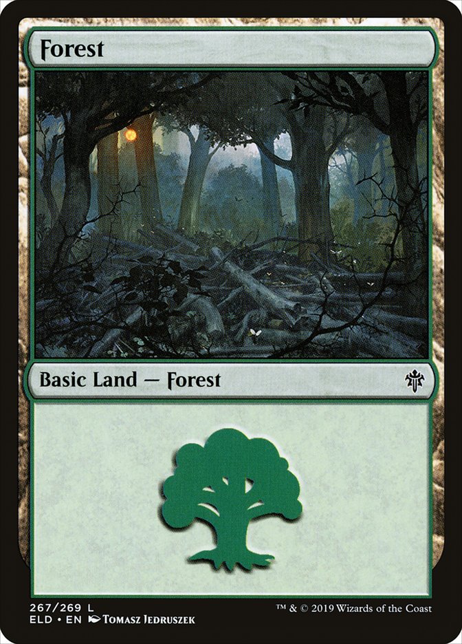Forest (267) [Throne of Eldraine] | North Game Den