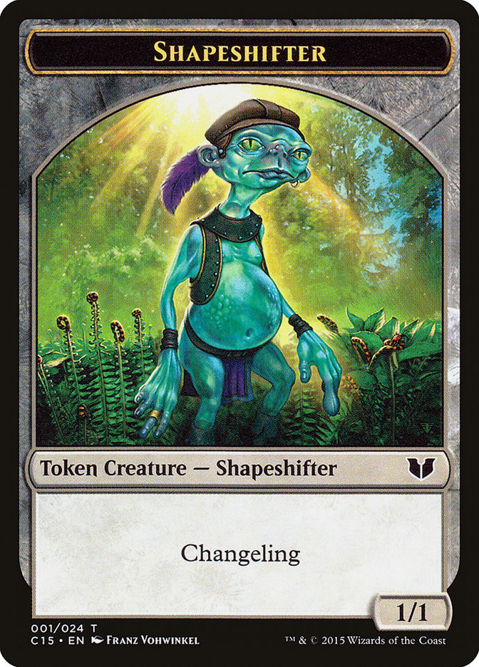 Shapeshifter // Shapeshifter Double-Sided Token [Commander 2015 Tokens] | North Game Den