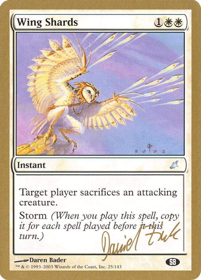 Wing Shards (Daniel Zink) (SB) [World Championship Decks 2003] | North Game Den