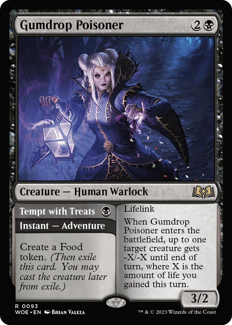 Gumdrop Poisoner // Tempt with Treats [Wilds of Eldraine] | North Game Den
