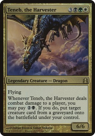 Teneb, the Harvester (Oversized) [Commander 2011 Oversized] | North Game Den