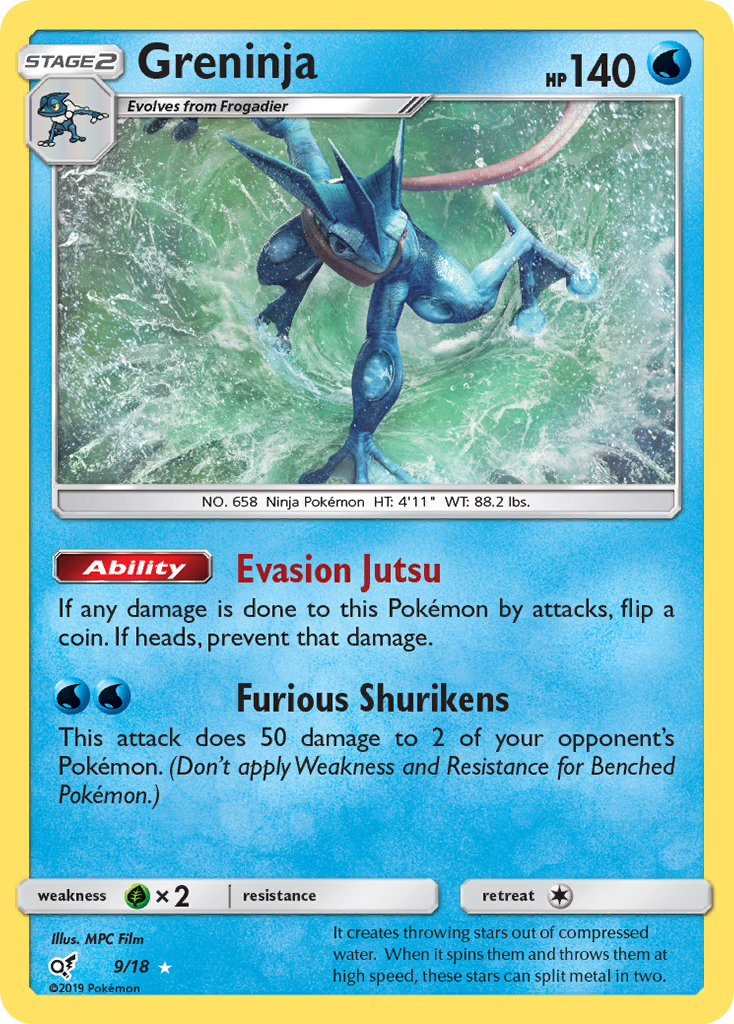 Greninja (9/18) [Sun & Moon: Detective Pikachu] | North Game Den