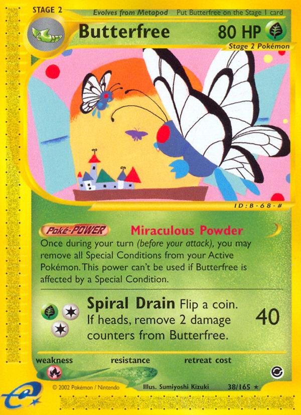 Butterfree (38/165) [Expedition: Base Set] | North Game Den