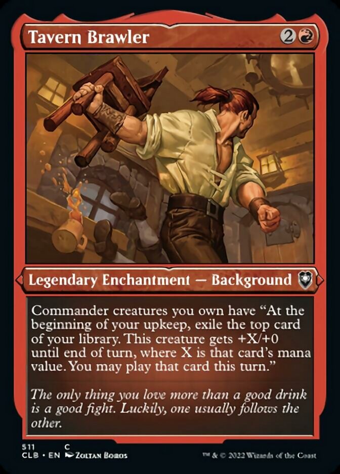Tavern Brawler (Foil Etched) [Commander Legends: Battle for Baldur's Gate] | North Game Den