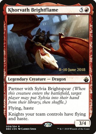 Khorvath Brightflame [Battlebond Promos] | North Game Den