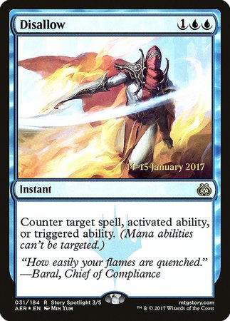 Disallow [Aether Revolt Promos] | North Game Den