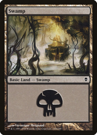 Swamp (240a) [Zendikar] | North Game Den