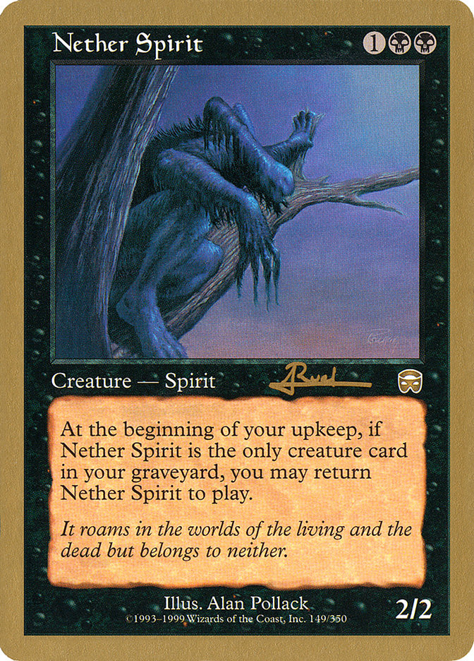 Nether Spirit (Antoine Ruel) [World Championship Decks 2001] | North Game Den