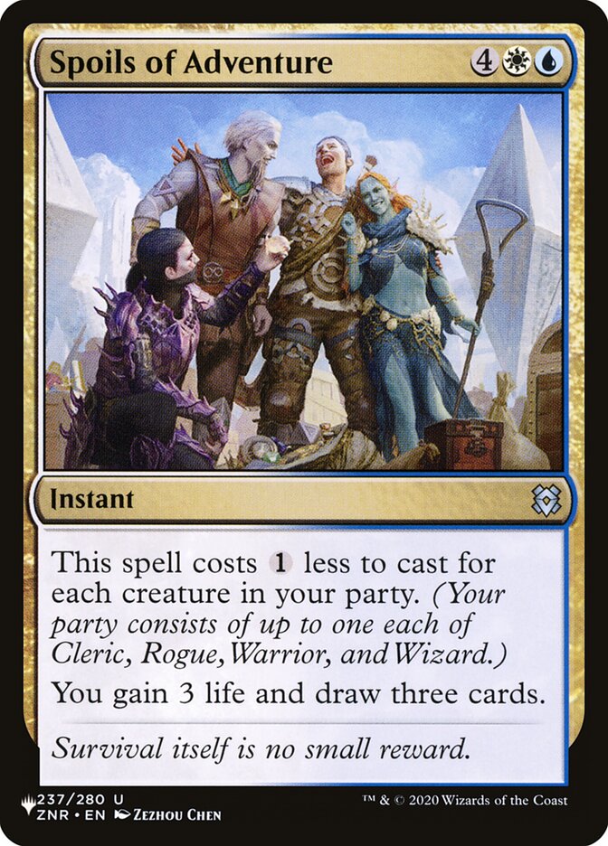 Spoils of Adventure [The List] | North Game Den