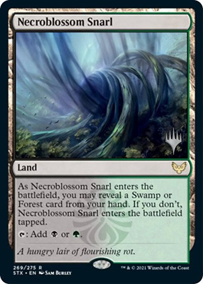 Necroblossom Snarl (Promo Pack) [Strixhaven: School of Mages Promos] | North Game Den