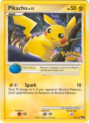 Pikachu (9/17) (Pokemon Day) [POP Series 6] | North Game Den