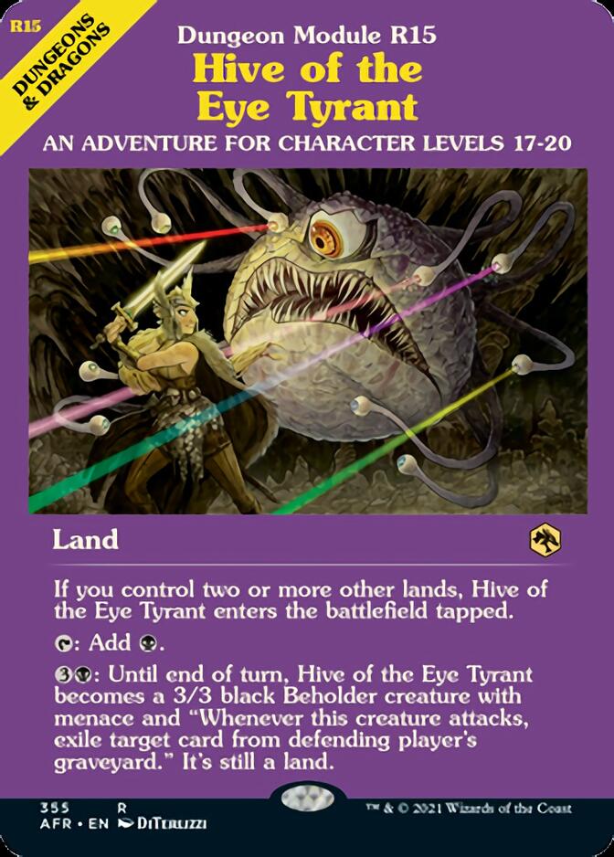 Hive of the Eye Tyrant (Dungeon Module) [Dungeons & Dragons: Adventures in the Forgotten Realms] | North Game Den