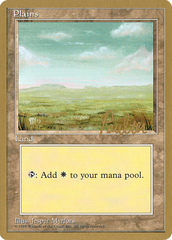 Plains (pp364) (Preston Poulter) [Pro Tour Collector Set] | North Game Den