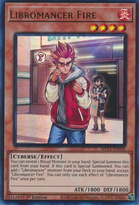 Libromancer Fire [MP23-EN058] Ultra Rare | North Game Den