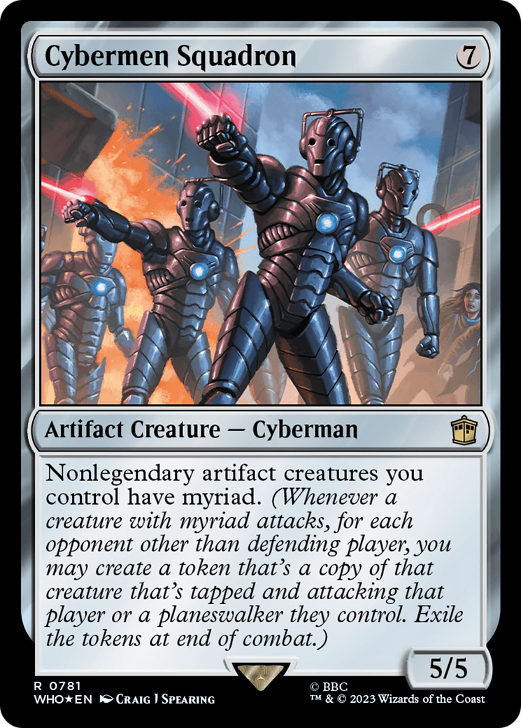 Cybermen Squadron (Surge Foil) [Doctor Who] | North Game Den