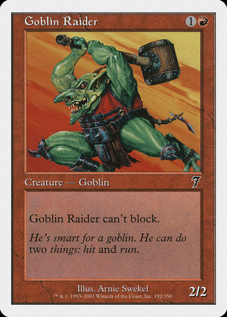 Goblin Raider [Seventh Edition] | North Game Den