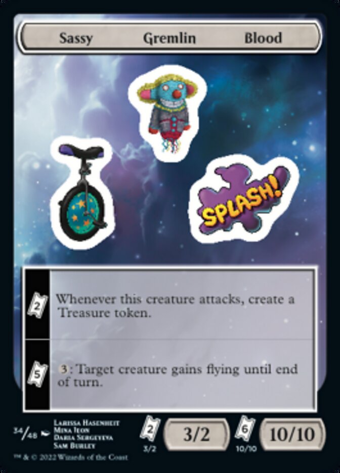 Sassy Gremlin Blood [Unfinity Stickers] | North Game Den