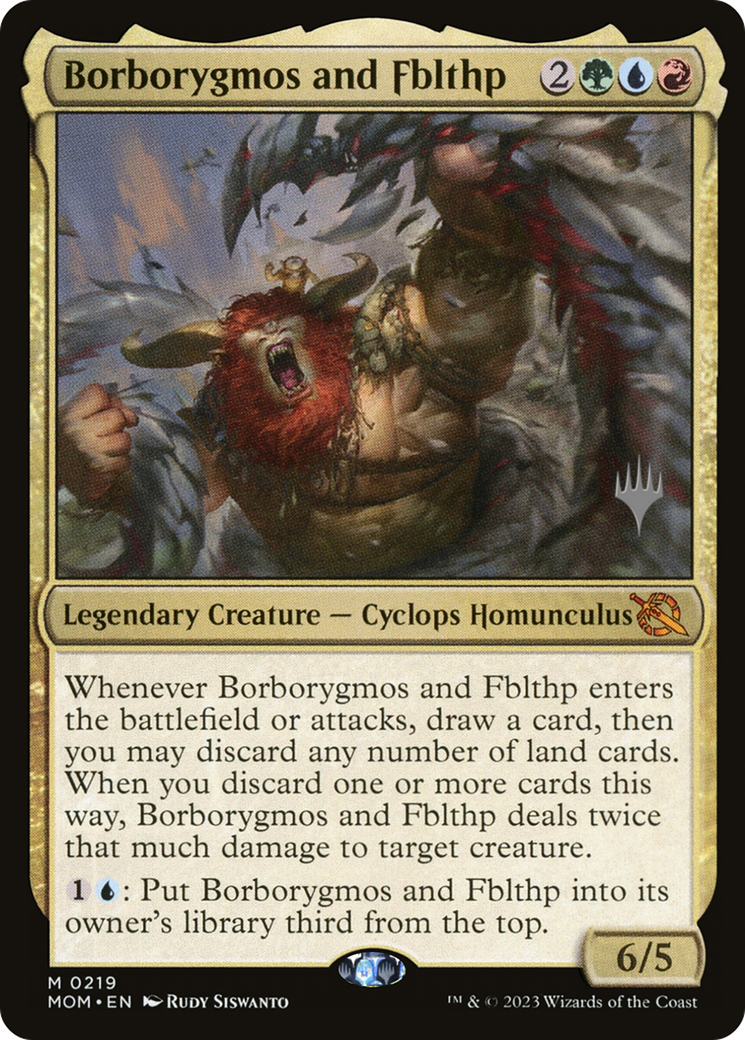 Borborygmos and Fblthp (Promo Pack) [March of the Machine Promos] | North Game Den