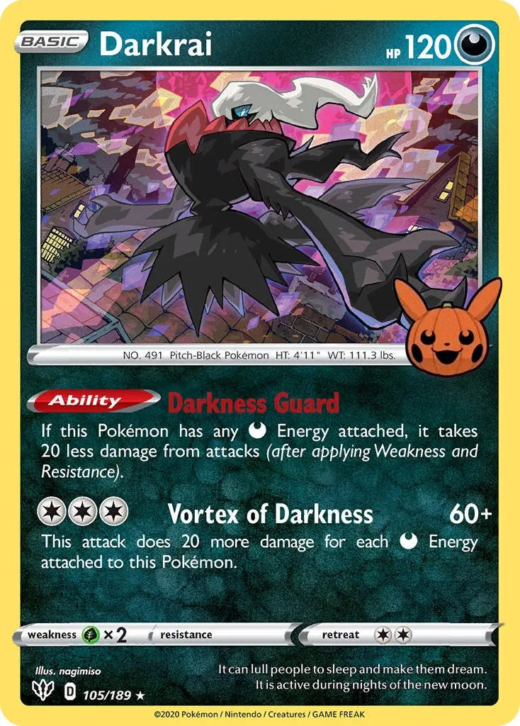 Darkrai (105/189) [Trick or Trade] | North Game Den