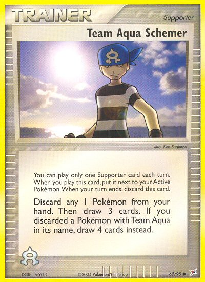 Team Aqua Schemer (69/95) [EX: Team Magma vs Team Aqua] | North Game Den