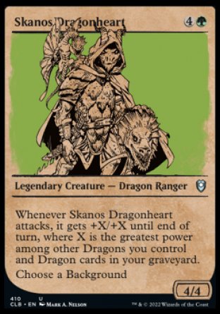 Skanos Dragonheart (Showcase) [Commander Legends: Battle for Baldur's Gate] | North Game Den