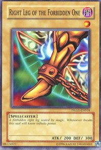 Right Leg of the Forbidden One [DLG1-EN018] Common | North Game Den